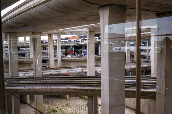 Αεροδρόμιο Paris Roissy Charles Gaulle Ιούλιος 2019 Τεράστιες Φουτουριστικές Υποδομές — Φωτογραφία Αρχείου