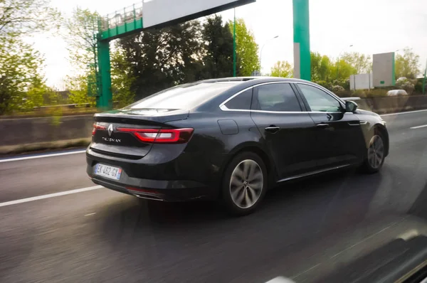 stock image cars riding on the highway road