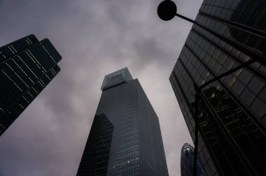 modern buildings in the city of France
