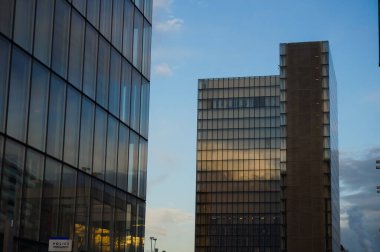 modern buildings in the city of France