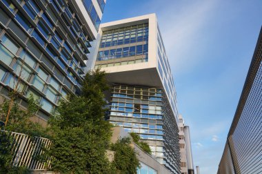 modern buildings in the city of France