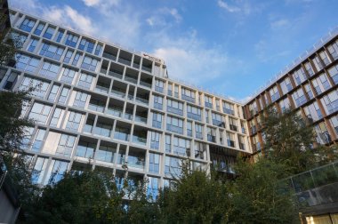 modern buildings in the city of France