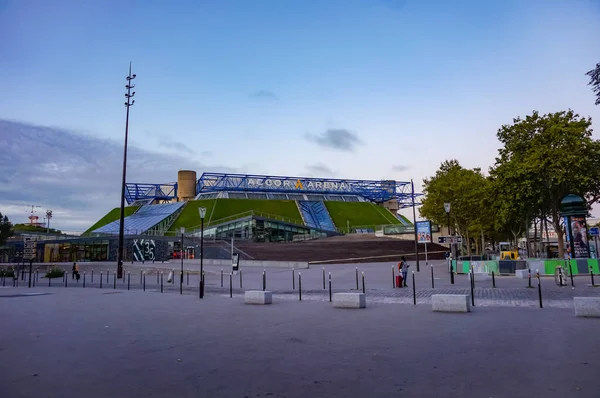 Paříž Francie Září 2020 Náměstí Obklopující Accorarénu Paříž Bercy Jednu — Stock fotografie