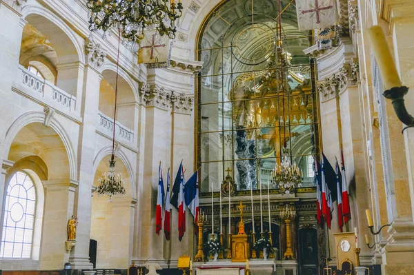 Paris França Julho 2019 Dentro Catedral Saint Louis Des Invalides — Fotografia de Stock