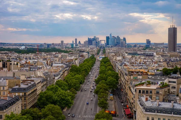Aerial View European City — Stock Photo, Image