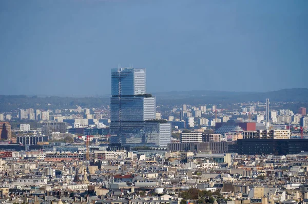 Paříž Francie Listopad 2022 Obecný Pohled Eiffelovy Věže Sousedství Batignolles — Stock fotografie