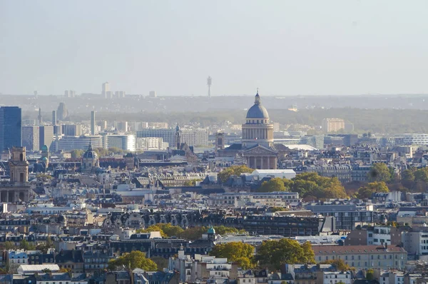 París Francia Noviembre 2022 Vistas Elevadas Desde Primer Piso Torre — Foto de Stock