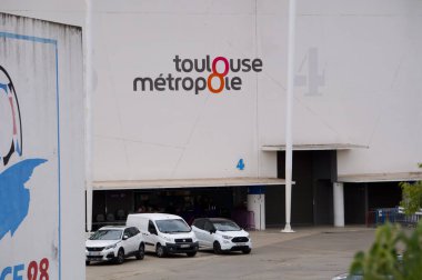 Toulouse, Fransa - Mayıs 2023 - Toulouse Futbol Kulübü 'nün (