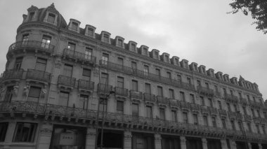 Avrupa kentinin tarihi binalarının manzarası