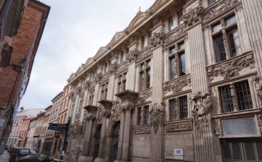 Avrupa kentinin tarihi binalarının manzarası