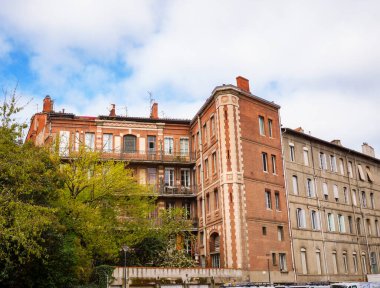 Avrupa kentinin tarihi binalarının manzarası