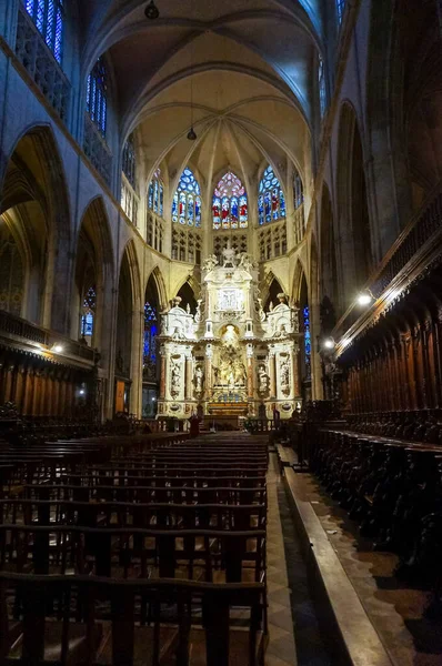 Тулуза Франція Січень 2020 Всередині Собору Святого Стефана — стокове фото