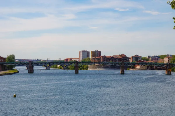 Toulouse, France - Feb. 2020 - The museum of Bazacle Cultural Centre, former facilities of a hydroelectric dam exploited by EDF (French electricity company), located by ford on the River Garonne