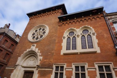 Avrupa kentinin tarihi binalarının manzarası