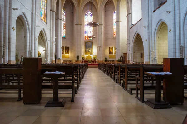 Тулуза Франція Березень 2020 Чудовий Інтер Південної Готичної Церкви Нотр — стокове фото