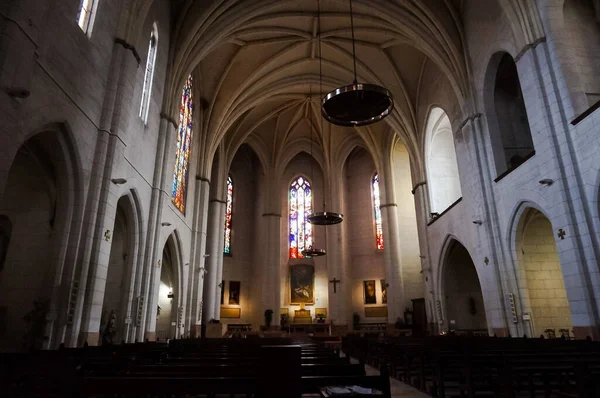 Тулуза Франція Березень 2020 Інтер Південної Готичної Церкви Нотр Дам — стокове фото