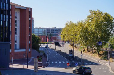 Toulouse, Fransa - 2 Ekim 2023 - Marchal Juin Bulvarı 'ndaki Occitanie Bölgesel Konseyi' nin ana karargahı.