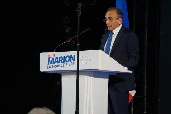 Palavas Les Flots Ranska Huhtikuuta 2024 Konservatiivisen Puolueen Puheenjohtaja Eric — kuvapankkivalokuva