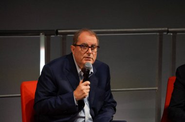 Toulouse, Fransa - 10 Eylül 2024 - Airbus Guillaume Faury 'nin CEO' su Antoine Bouvier, MBDA 'nın (Fransız füze üreticisi) eski CEO' su, 7.