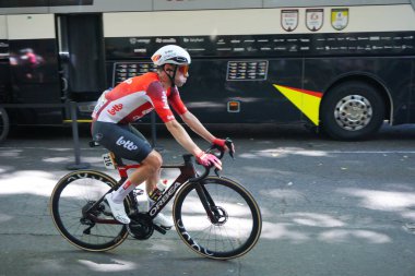 Baptiste Veistroffer N 207 Paris-Roubaix 2025 bisiklet yarışında
