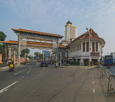 Jakarta, Endonezya - 7 Mayıs 2024 Pancoran Glodok, Jakarta, Endonezya 'da yer almaktadır..