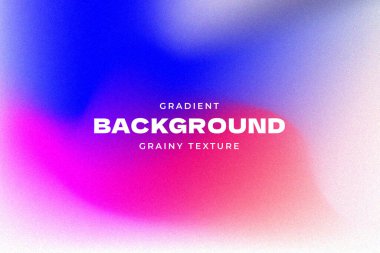 Abstract modern gradient background with grainy texture and geometric shapes clipart