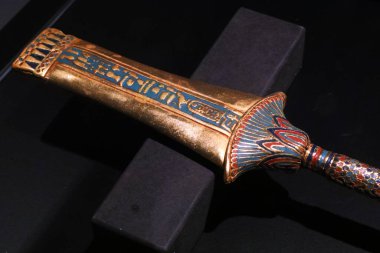 Royal scepter from Tutankhamun's tomb clipart