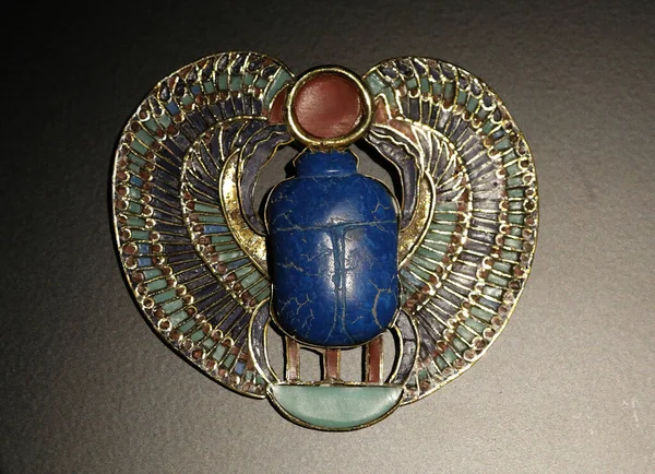 Pektoros Napszkarabeusz Tutankhamon Sírjából — Stock Fotó