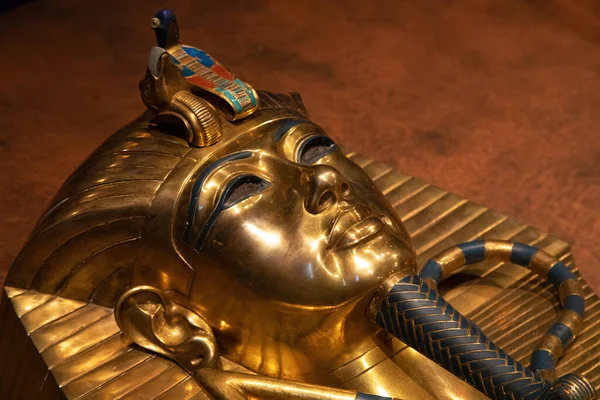 Chefe Caixão Tutancâmon — Fotografia de Stock