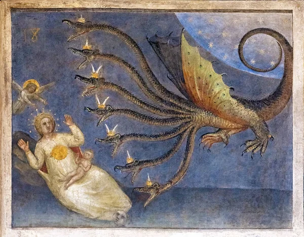 Padua Italien April 2023 Monster Aus Dem Antiken Baptisterium Von — Stockfoto
