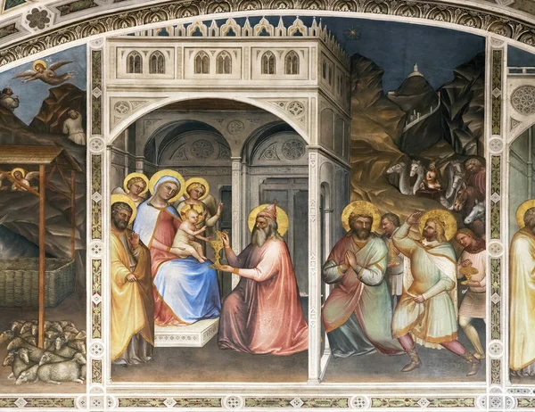 Padua Italia Abril 2023 Los Tres Reyes Del Antiguo Baptisterio —  Fotos de Stock