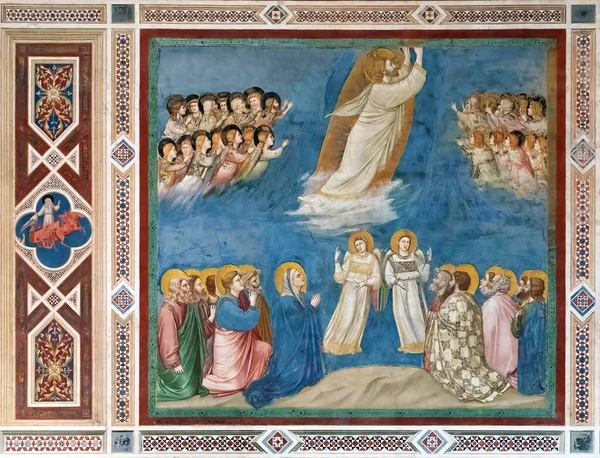 Padua Ιταλία Νοεμβρίου 2022 Ανάληψη Από Τον Giotto Στο Παρεκκλήσι — Φωτογραφία Αρχείου