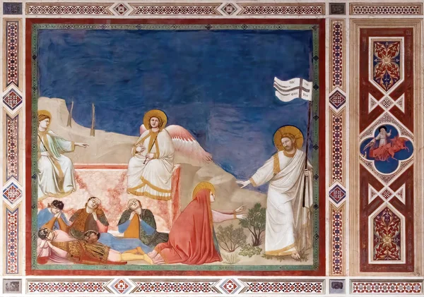 Padua Ιταλία Νοεμβρίου 2022 Ανάσταση Του Χριστού Από Τον Giotto — Φωτογραφία Αρχείου