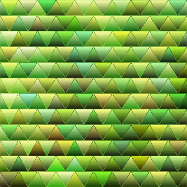 Abstrait Vecteur Vitrail Triangle Mosaïque Fond Vert Jaune — Image vectorielle