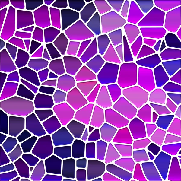 Abstrakte Vektor Glasmosaik Hintergrund Lila Und Violett — Stockvektor