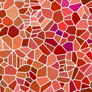soyut vektör boyalı cam mozaik arkaplan - kırmızı ve kahverengi