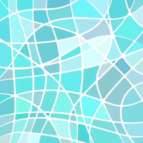 Abstrait Vecteur Teinté Verre Mosaïque Fond Bleu Clair — Image vectorielle