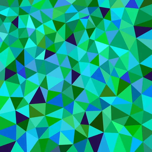 Abstrato Vetor Geométrico Triângulo Fundo Azul Verde — Vetor de Stock