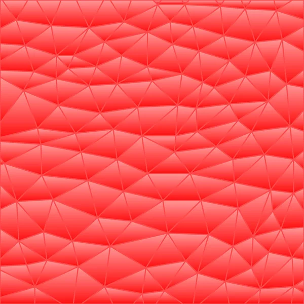 Abstrait Vecteur Teinté Verre Triangle Mosaïque Fond Triangles Rouge Clair — Image vectorielle