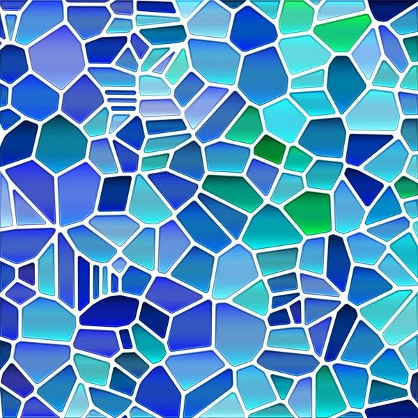 Абстрактный Векторный Витраж Мозаики Синий Фиолетовый — стоковый вектор