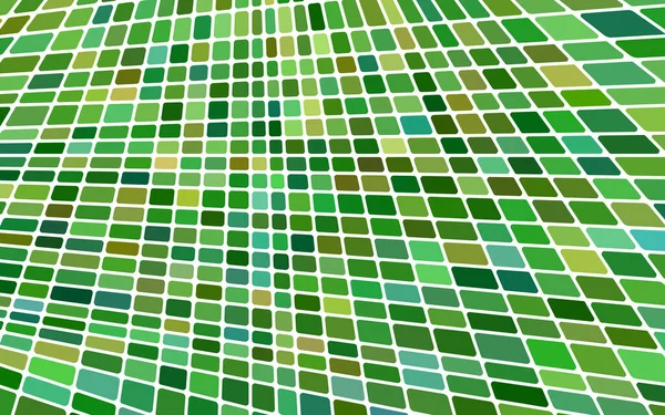 抽象的なベクトルステンドグラスモザイクの背景 緑と茶色 — ストックベクタ