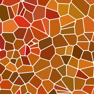 soyut vektör boyalı cam mozaik arkaplan - kırmızı ve kahverengi