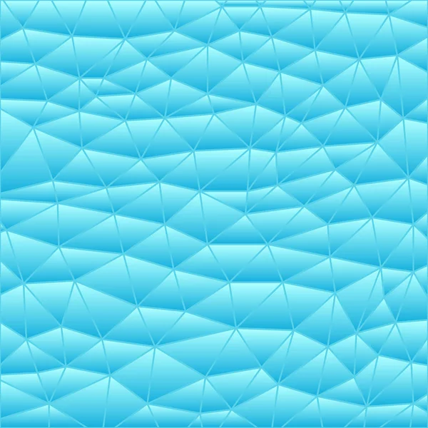 Abstract Vector Glas Lood Driehoek Mozaïek Achtergrond Licht Blauwe Driehoeken — Stockvector