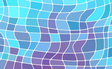 soyut vektör boyalı cam mozaik arkaplan - mavi ve mor