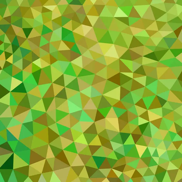 Abstraktní Vektor Geometrický Trojúhelník Pozadí Zelená Hnědá — Stockový vektor