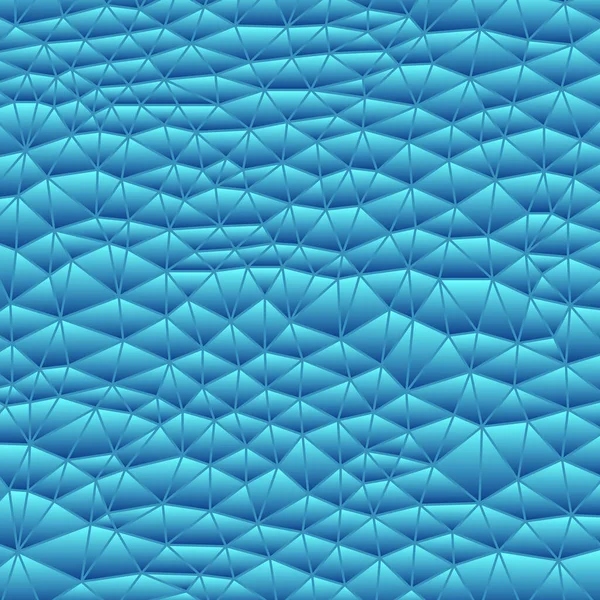 Abstrait Vecteur Teinté Verre Triangle Mosaïque Fond Bleu — Image vectorielle