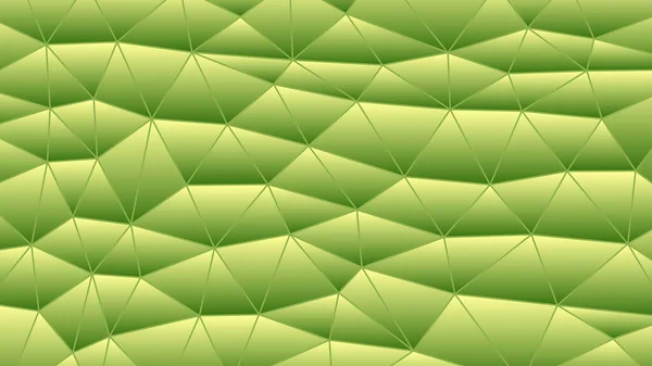 Abstrait Vecteur Teinté Verre Triangle Mosaïque Fond Vert — Image vectorielle