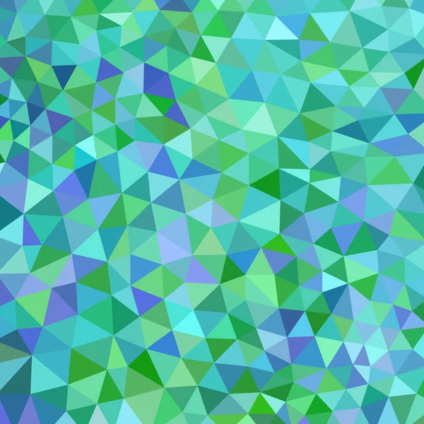 Abstrakter Vektor Geometrisches Dreieck Hintergrund Grün Und Blau — Stockvektor