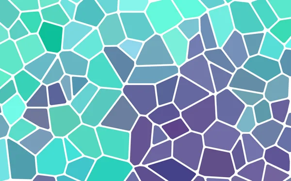 Vetor Abstrato Fundo Mosaico Vidro Manchado Azul Violeta — Vetor de Stock