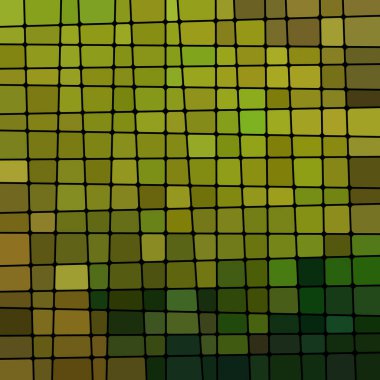 soyut vektör boyalı cam mozaik arkaplan - yeşil